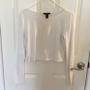 Plain white long sleeve